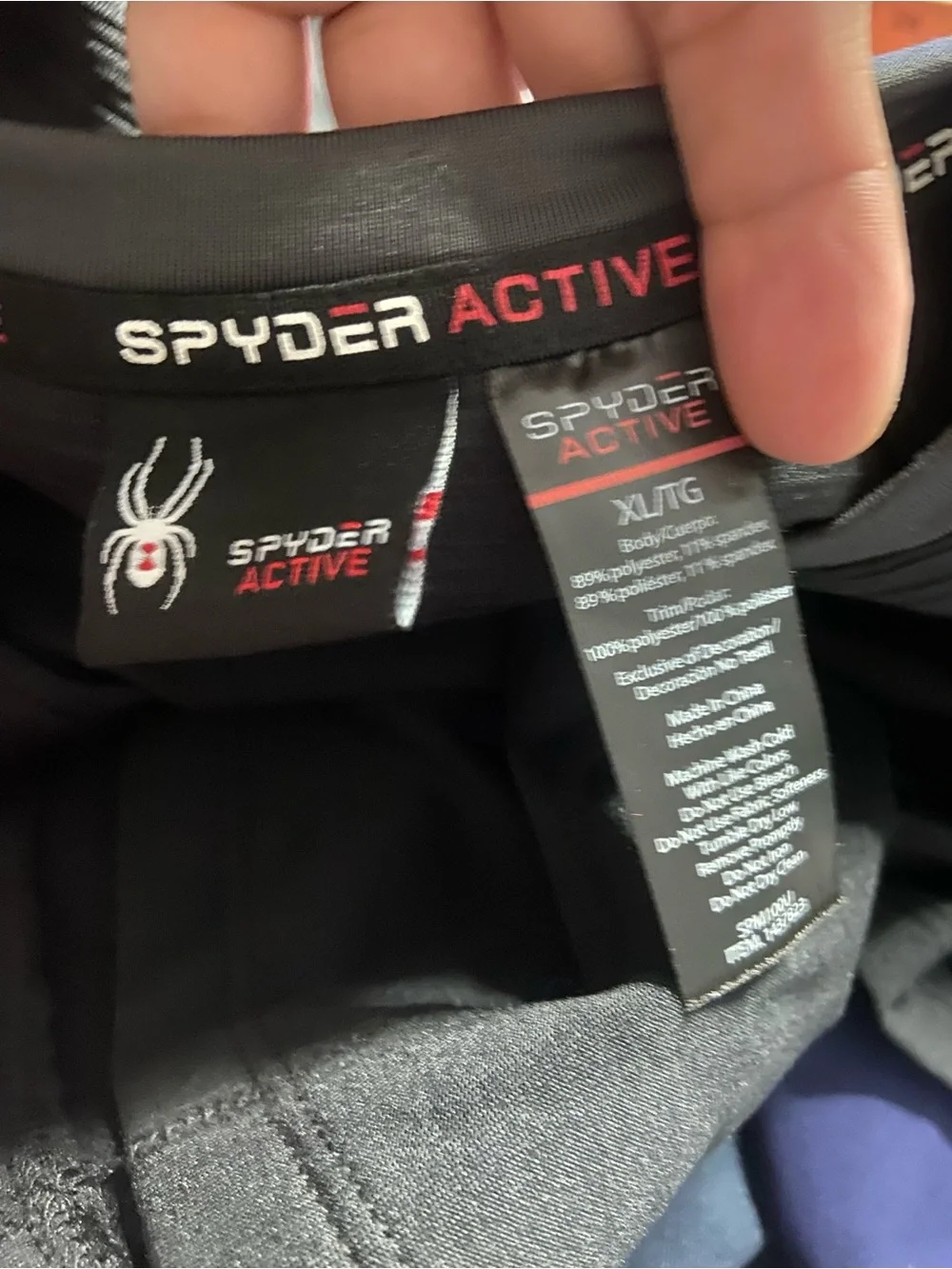 T41- SPYDER Black PROWEB Active Pullover T-Shirt